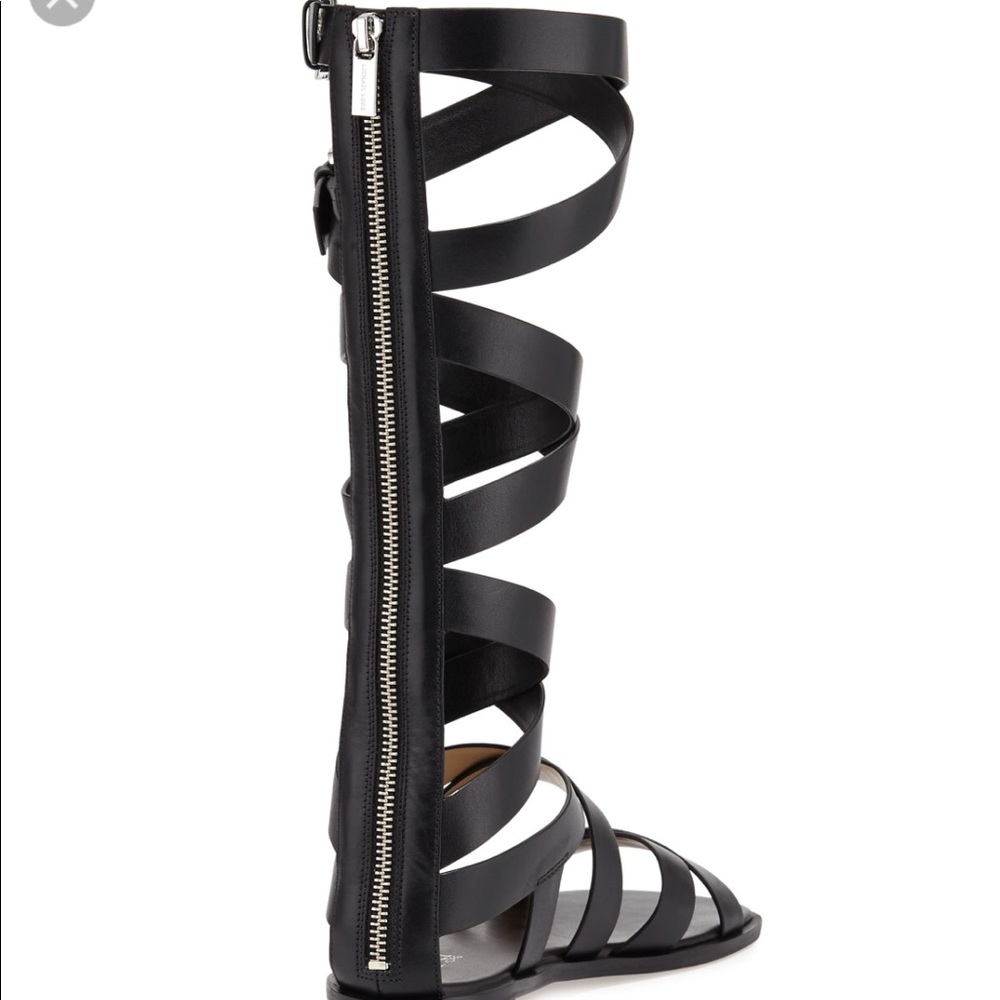 MICHAEL KORS Darby Leather Gladiator Sandals